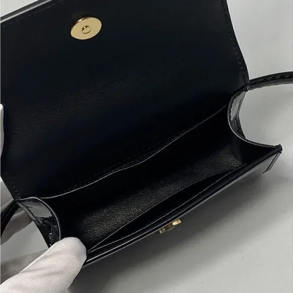 Saint Laurent Mini Kate Patent Leather Belt Bag